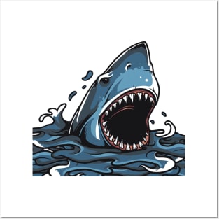 Beware of the shark - Jaws Posters and Art
